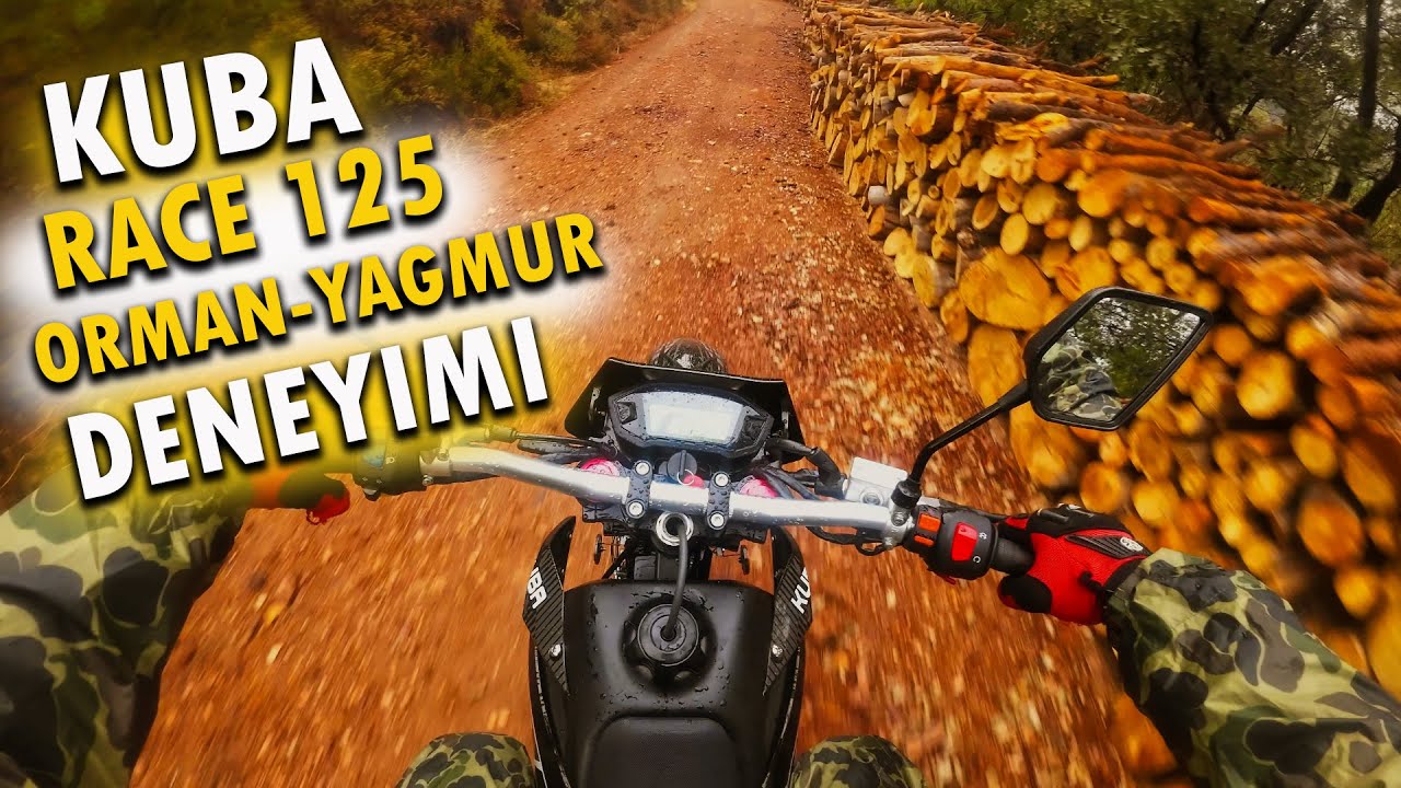 Kuba Race 125 ile Çamlı Manastırı'nda Motocross: Yağmurlu ve Çamurlu Patika Macerası.