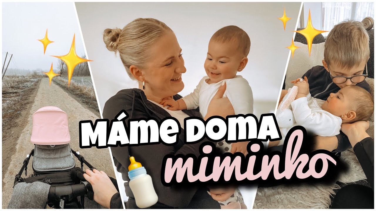 MÁME DOMA MIMINKO!💗🍼| Ještě jsem to nezapomněla😊holčičí návštěva💗