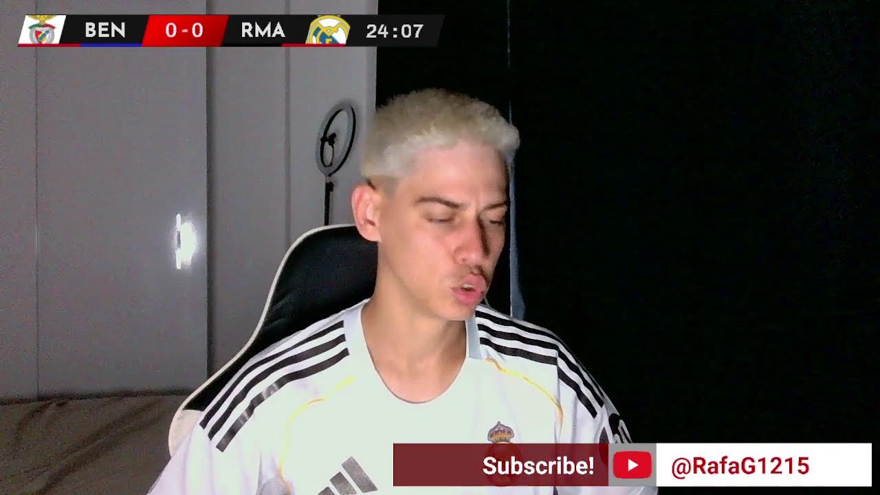 Reacción al Benfica vs Real Madrid en Champions League