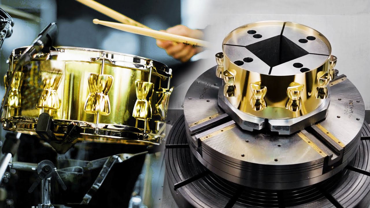 Legendary Drummer Plays World's First 1-Piece Machined Snare Drum