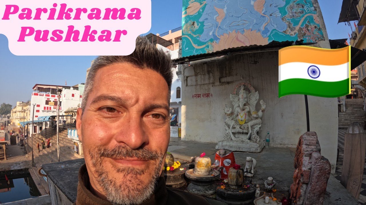 Parikrama Around Brahma Sarovar Lake, Pushkar, India (Spiritual Walk)