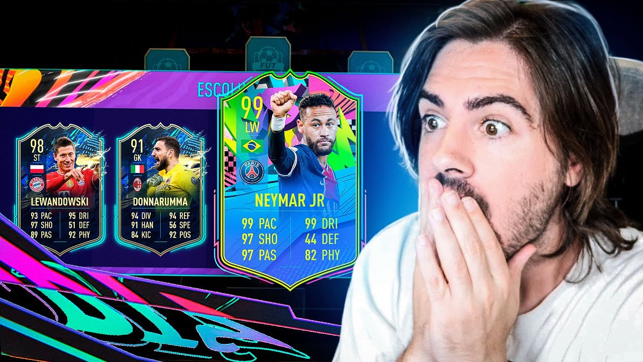 CONSEGUI O NEYMAR 99 NO FUT DRAFT MAAAAS...