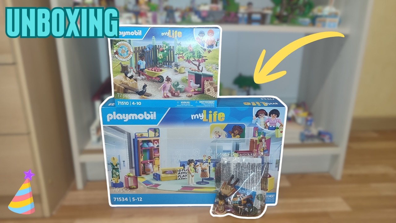 LE MAGASIN DE VÊTEMENTS PLAYMOBIL POUR MES 17 ANS ! - UNBOXING DE MES CADEAUX D'ANNIVERSAIRE 2026 🎂🎁