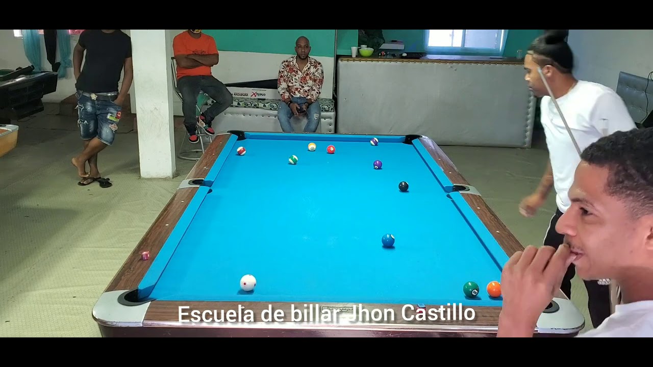 Chiquito Piquete Vs El Menor de Puerto Plata boca fija billar bola 8 con una de ultima.