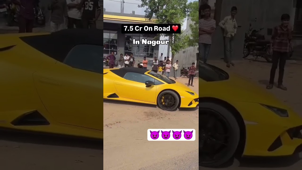 Lamborghini in Nagaur 😍Marwad mundwa #trending #viral #foryou #love #nagaur #travel #bike