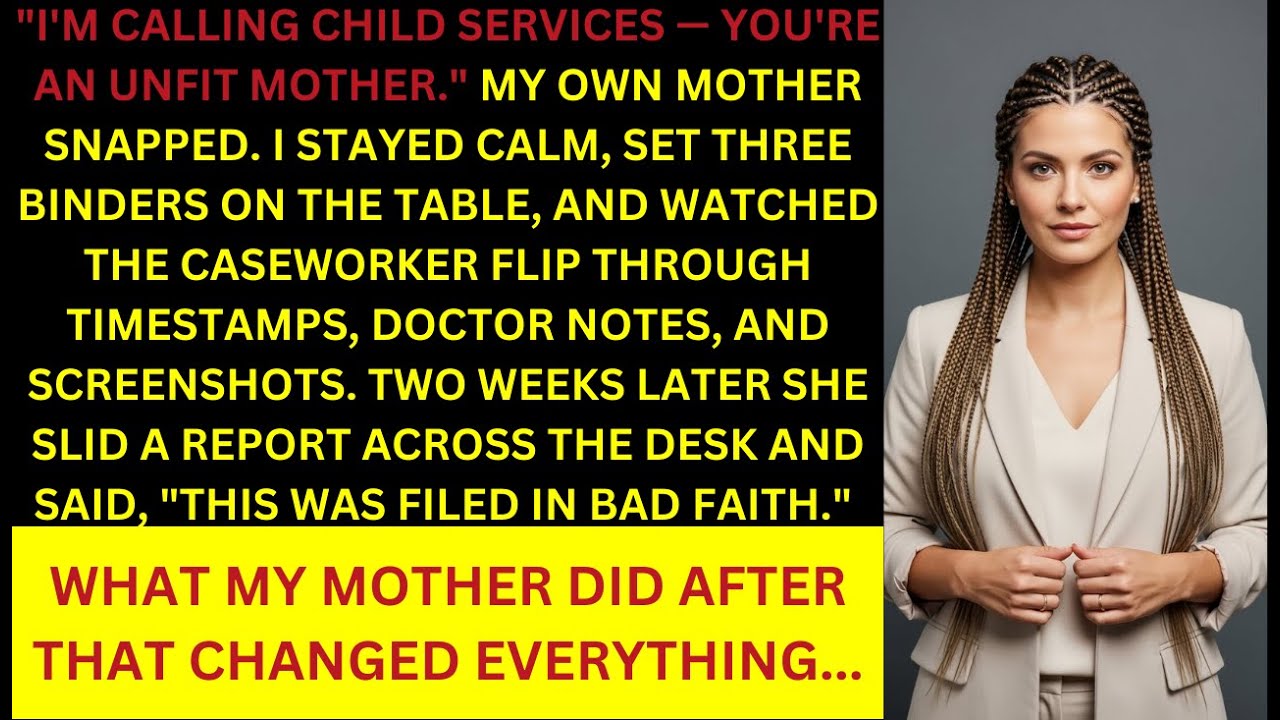 My Mother Gave False Statements to Child Services — The Caseworker's Report Ended Her Influence