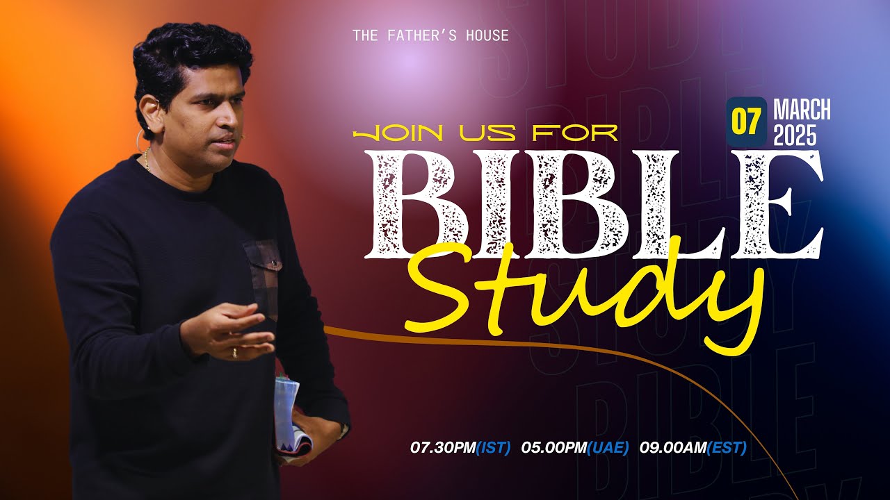 Join us for a powerful Bible Study with Ps. Samuel David | The Father's House