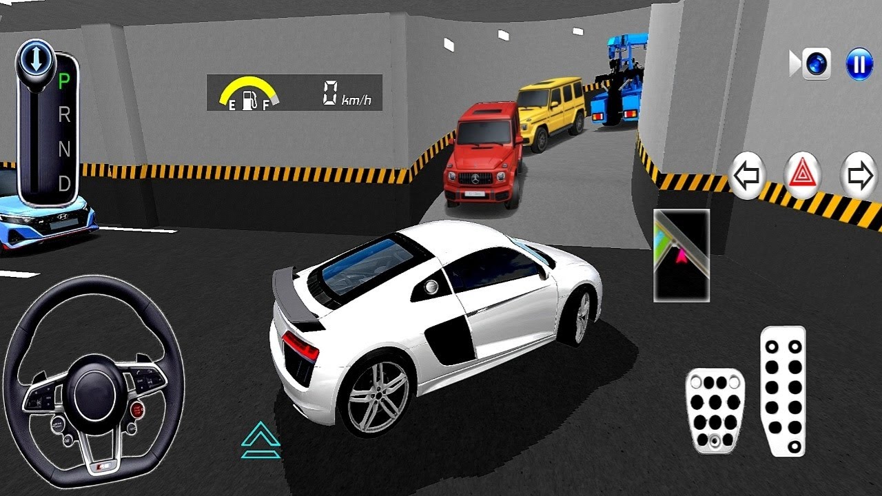 New Audi and Cadillac Parking in the Garage 3d Driving Class | Gameplay