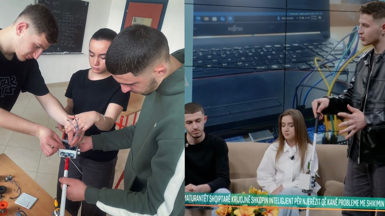Shpikin shkopin inteligjent për të verbrit, maturantët: Na frymëzoi shoku ynë