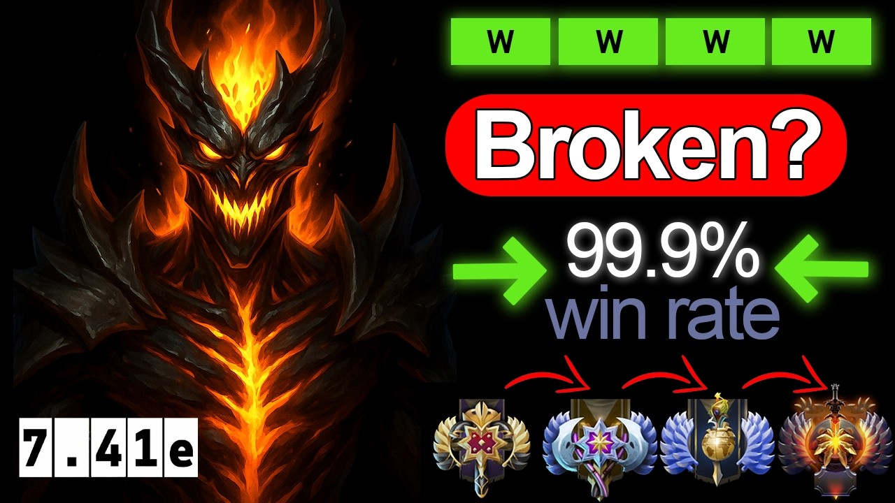 Shadow Fiend Safe Lane MMR Boosting Top Build Immortal 7.41e