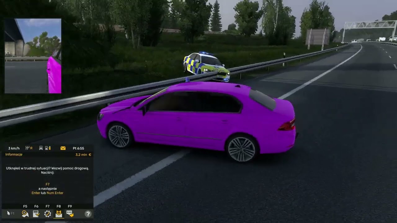 ETS2, ale nie mamy TIRów