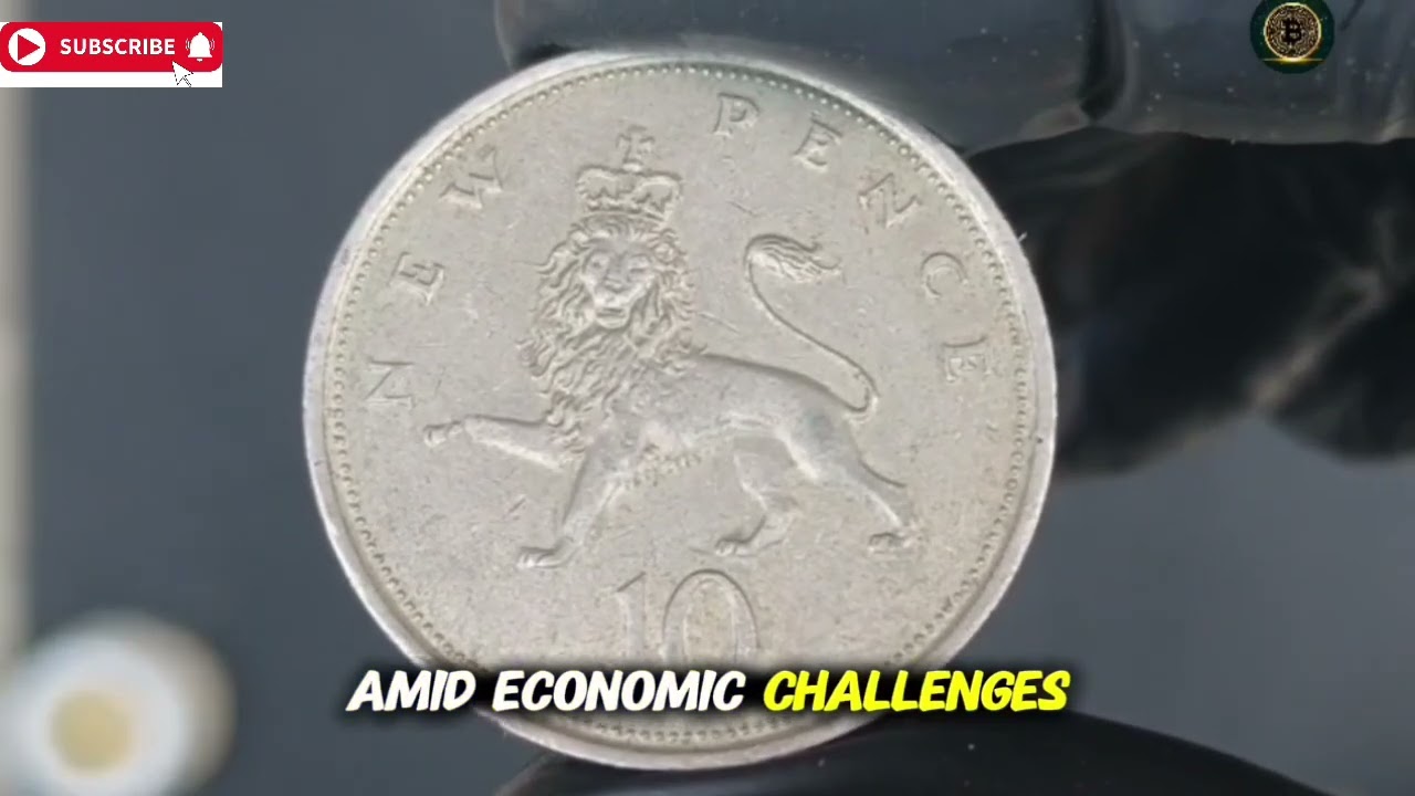 1977 UK 10p Coin &ndash; Queen Elizabeth II Silver Jubilee Year Collectible!