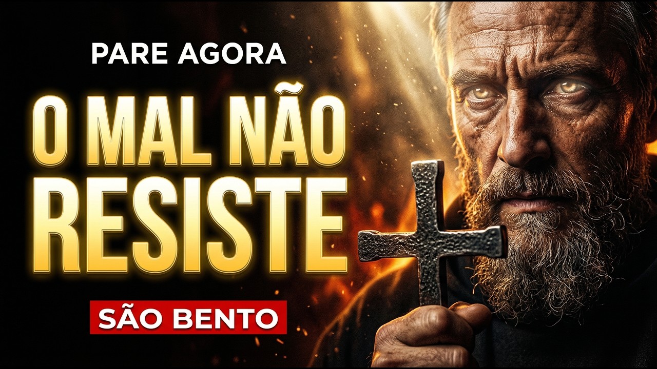 🔴 O INIMIGO NÃO SUPORTA | ORAÇÃO A SÃO BENTO DE PROTEÇÃO TOTAL