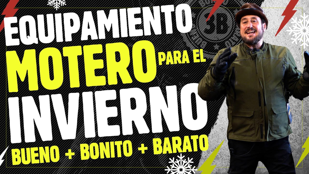 ❄️🏍️Equipamiento Motero de Invierno Bueno, Bonito y Barato Moore: chaquetas, pantalones y guantes🧥🏍️