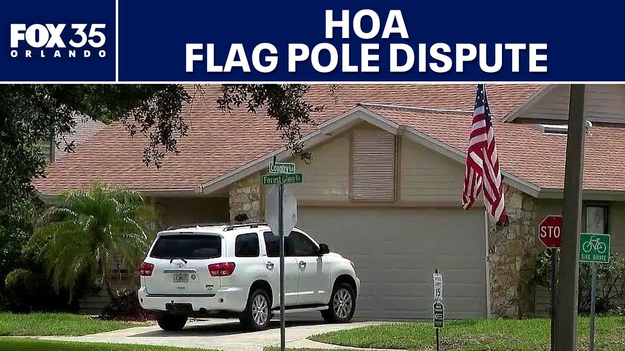 Disabled veteran sued by Florida HOA over flagpole for which he has permit
