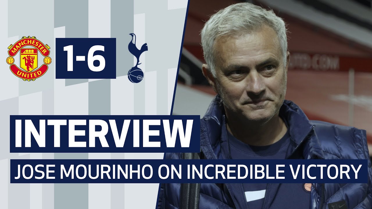 INTERVIEW | JOSE MOURINHO ON INCREDIBLE VICTORY AT OLD TRAFFORD | Man United 1-6 Spurs