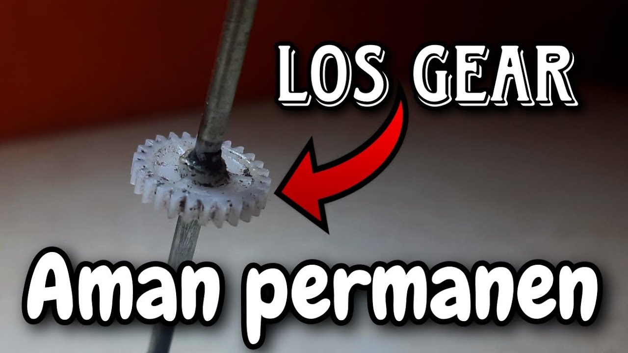 CARA PERBAIKI GEARBOX RC RUSAK los/dol