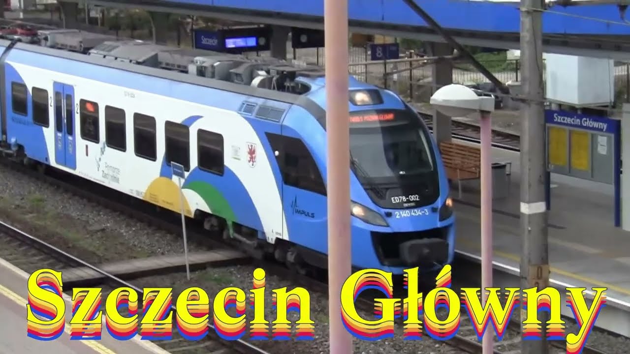 Szczecin Główny - Stacja Kolejowa  & Bulwary Nadodrzańskie #2015 #polska