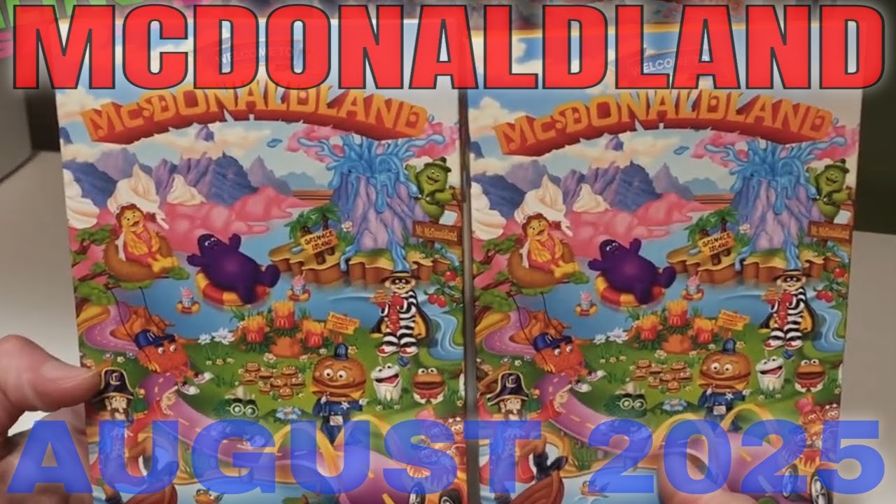 McDONALDLAND Adult Happy Meal Collectible Toys AUGUST 2025 (Early Sneak Peek) & New Food News