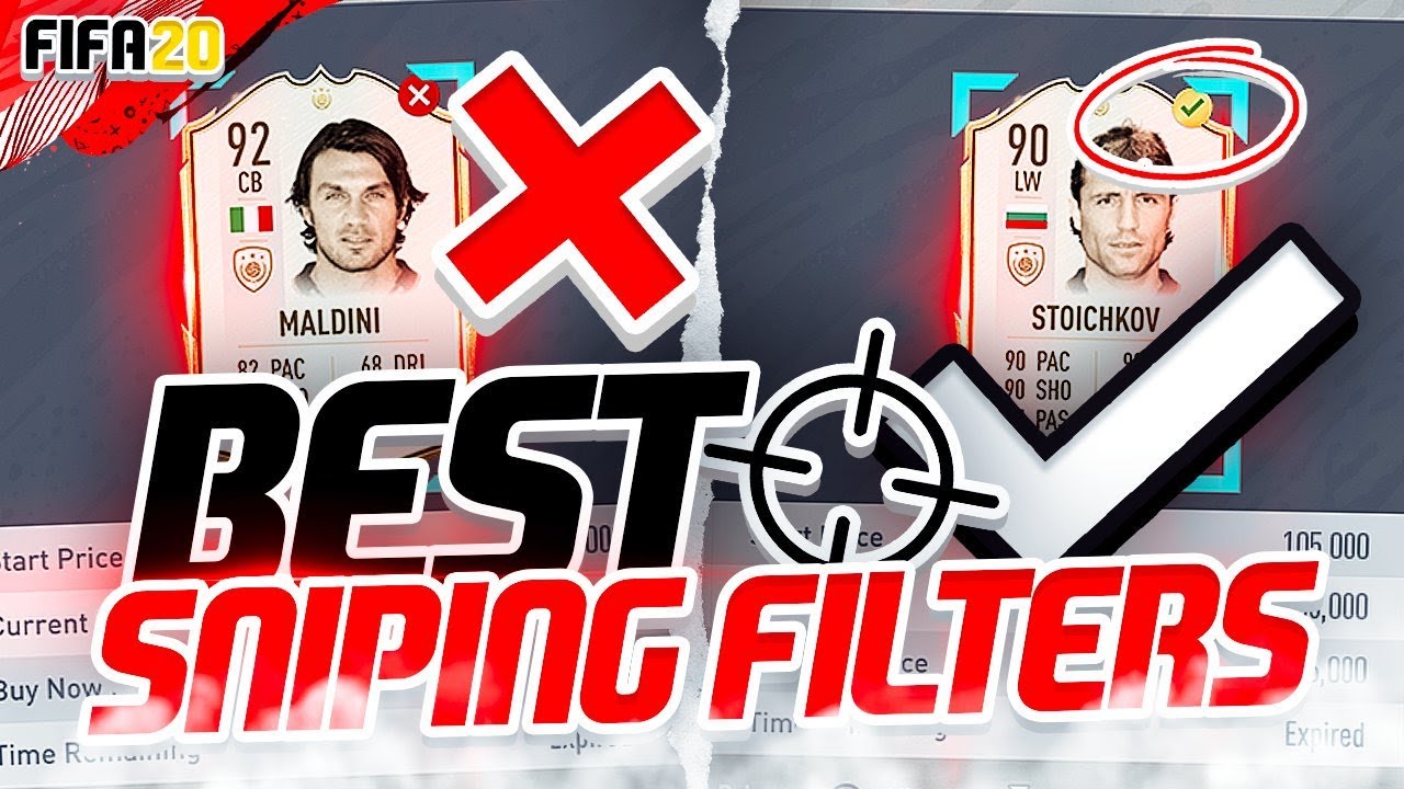 HOW TO FIND THE BEST SNIPING FILTERS IN FIFA 20! *MAX PROFIT* 🤑