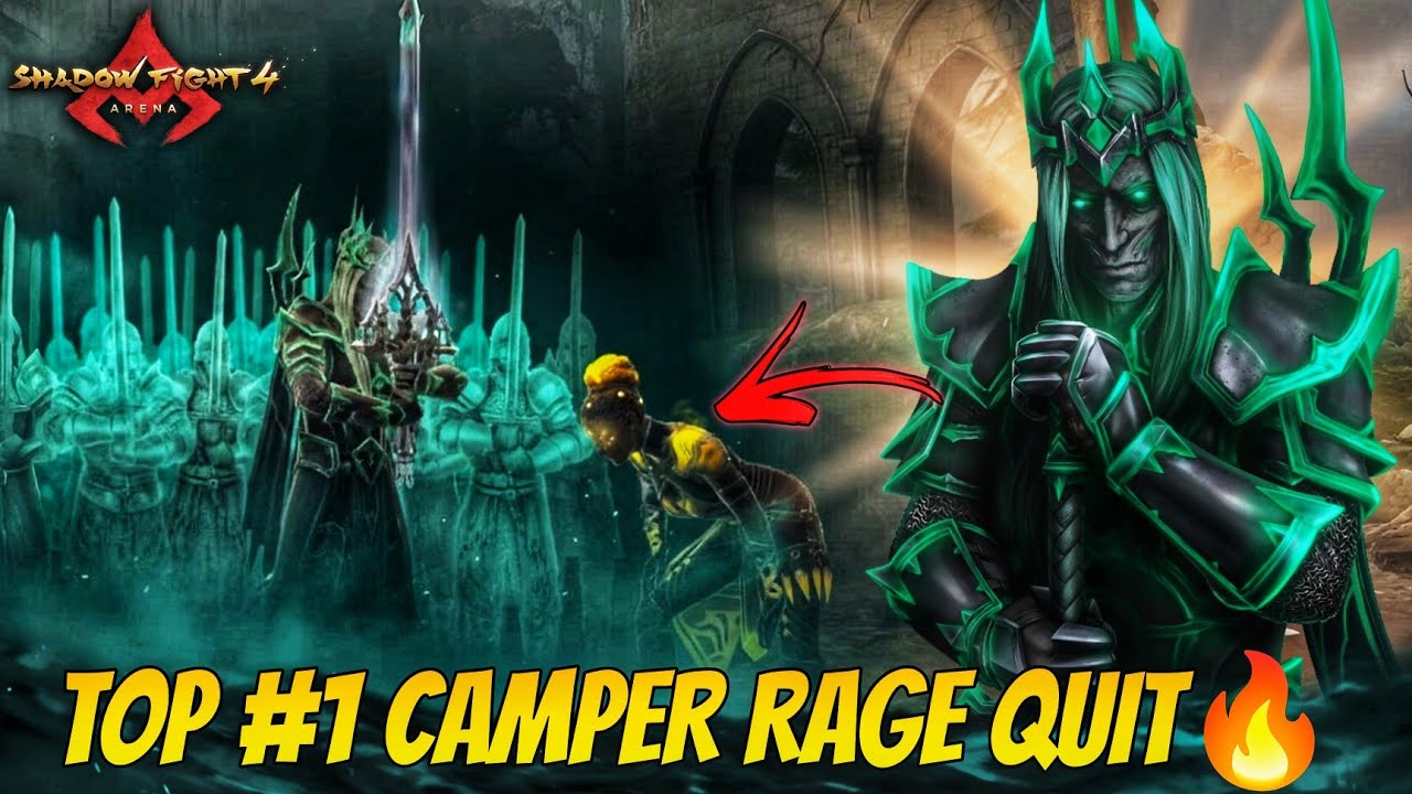 King Made Asian Rank #1 Camper Surrender 😭 | KOTL Comeback ✨| Shadow Fight 4: Arena #shadowfight4