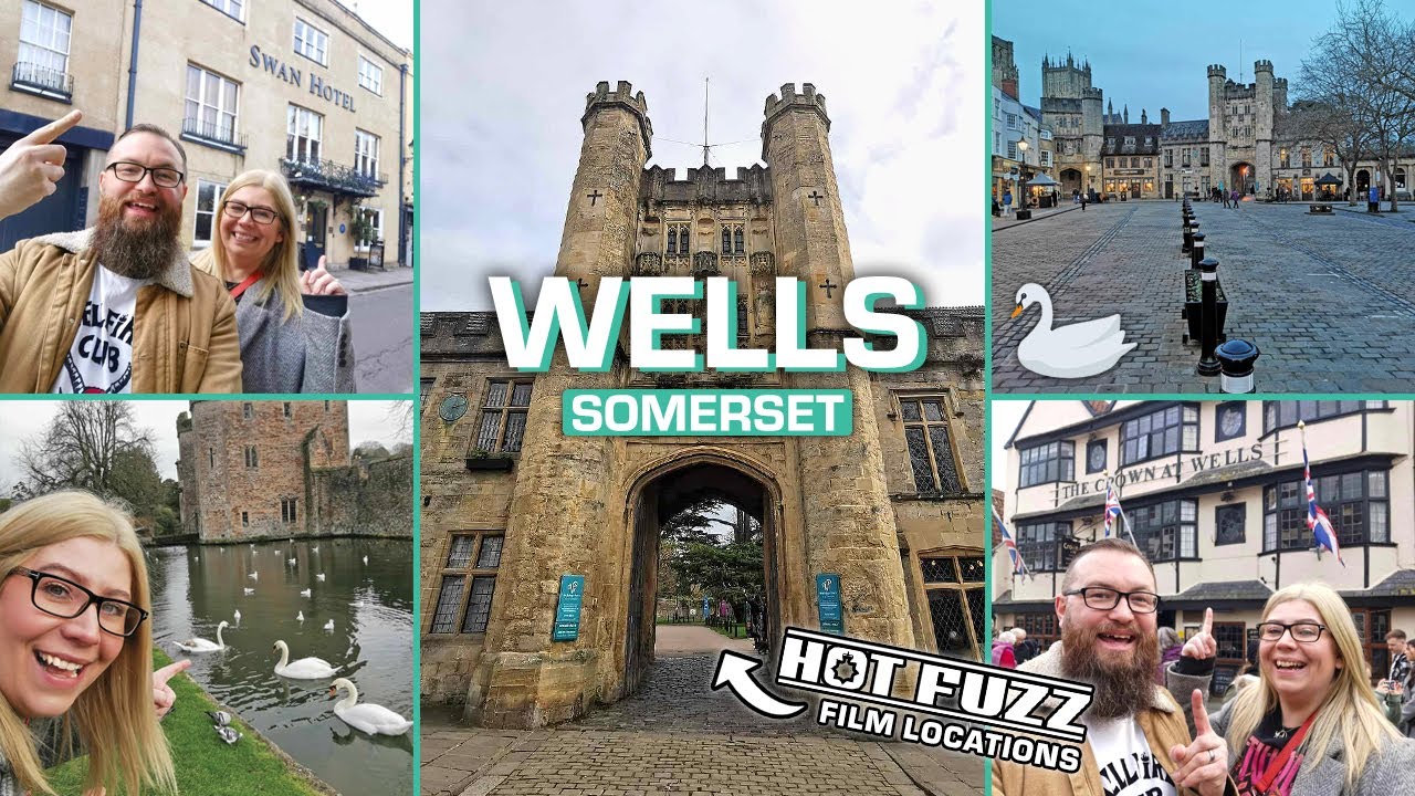 Hot Fuzz Filming Locations 2024 | Exploring The City Of Wells, England! | The Swans Escaped 🦢