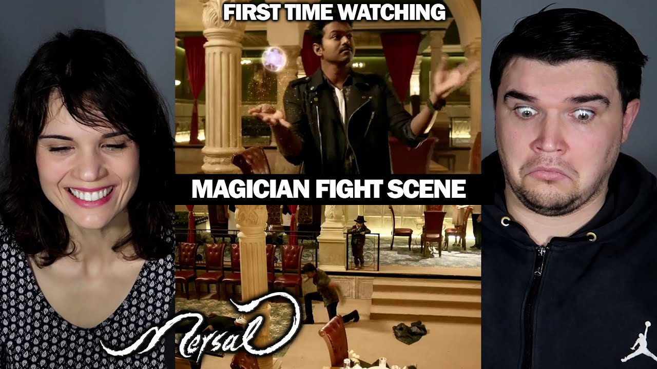 MERSAL - Thalapathy Vijay EPIC Magician Fight Scene Joseph Vijay | Kajal Aggarwal | Samantha Ruth