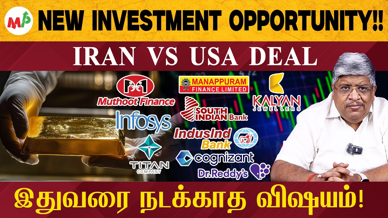 Iran Vs USA deal-How will Markets be now? | Gold | Moneypechu | WPI | NIFTY | Dr.Reddy's |
