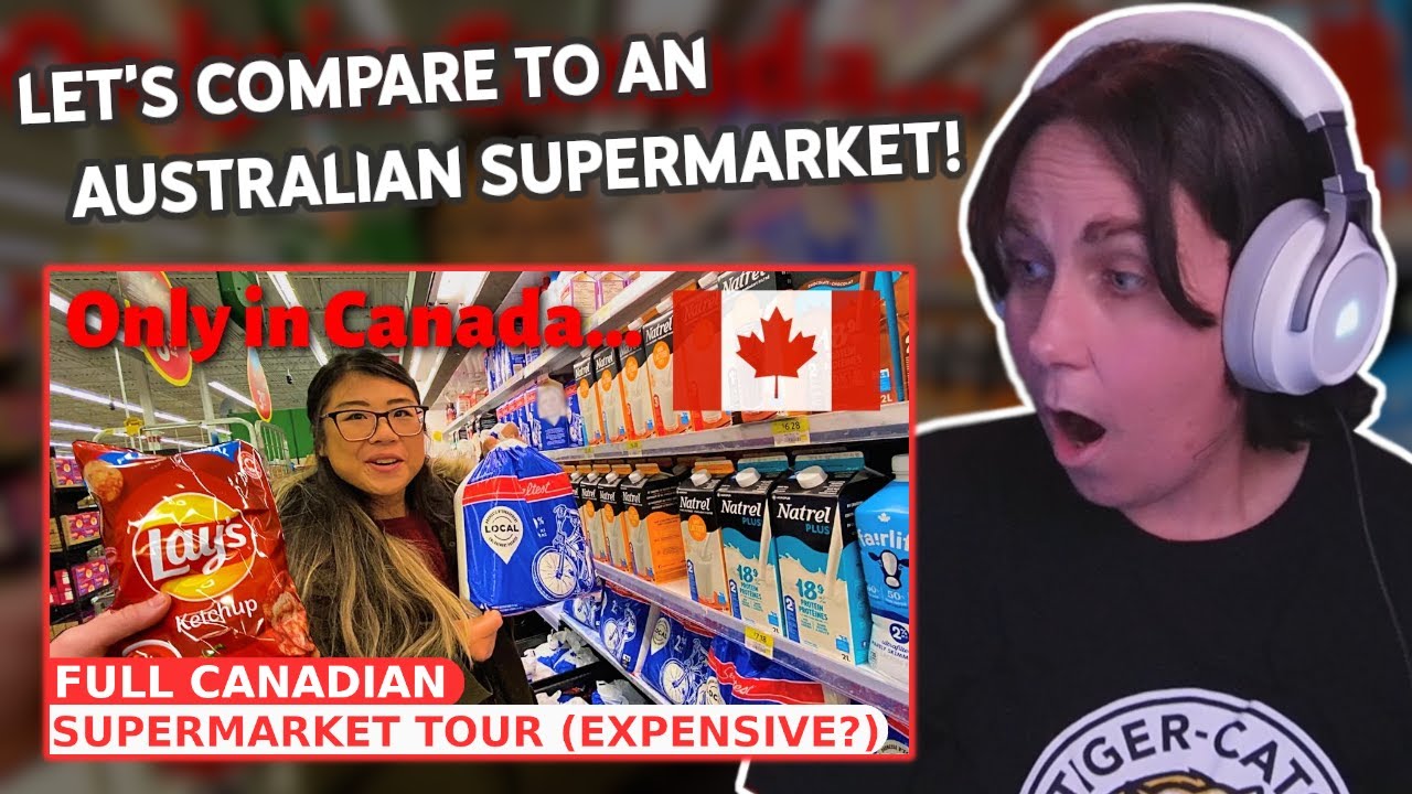 Full Canadian Supermarket Tour | Australian Reacts | AussieTash