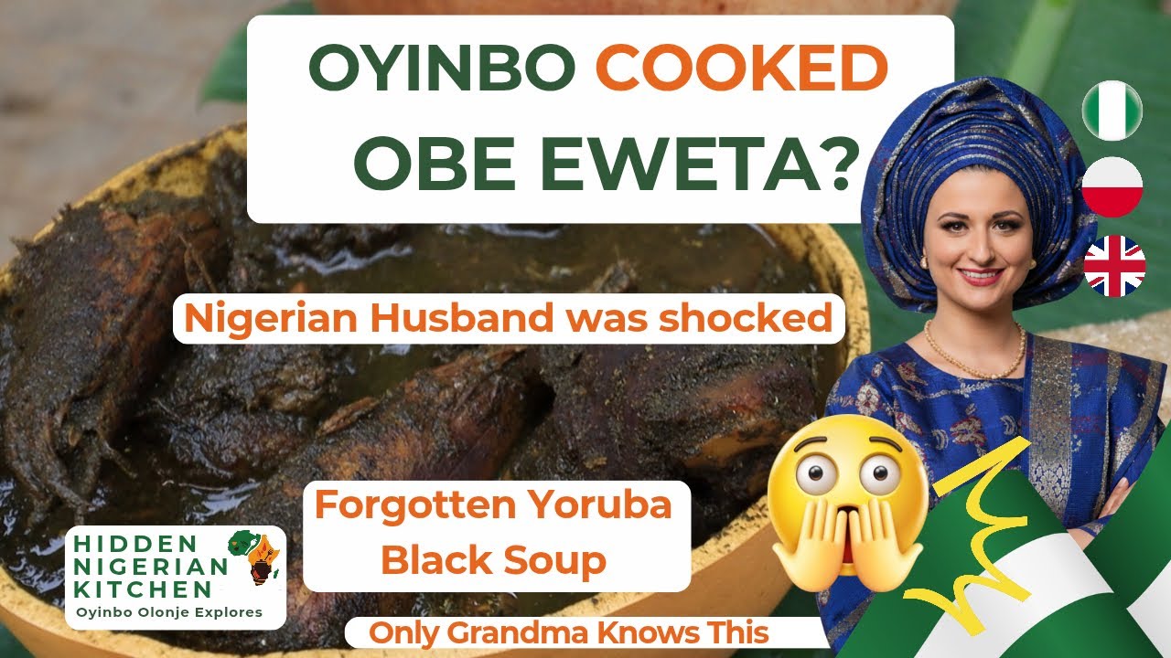 YORUBA BLACK SOUP. Learn with me. #nigeriancuisine #blacksoup 