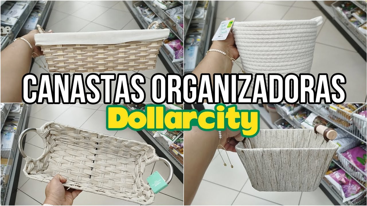 CANASTAS ORGANIZADORAS DEL DOLLARCITY 😍#hogar