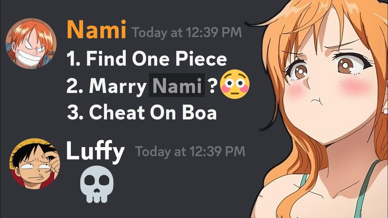 If Nami found Luffy's Secret Wishlist...