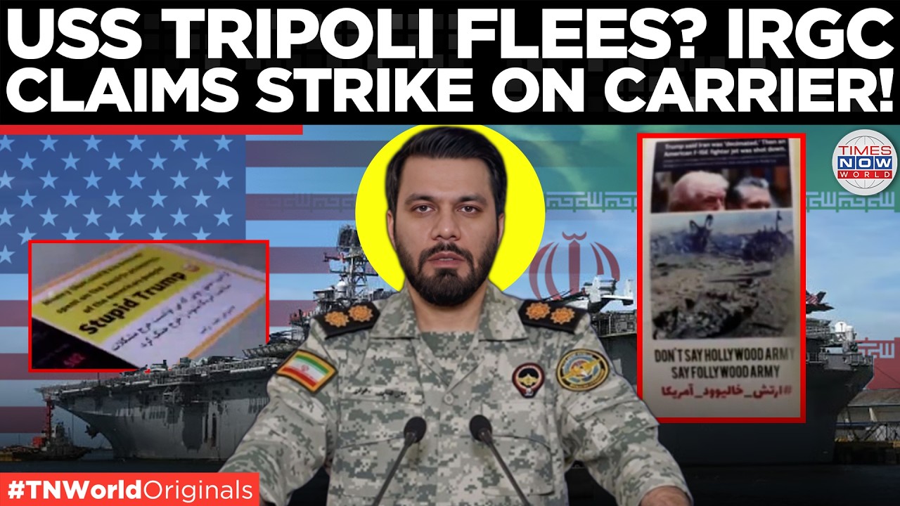 IRAN HITS USS TRIPOLI! IRGC's Khorramshahr Missile Barrage Targets US Warship | US-Iran War