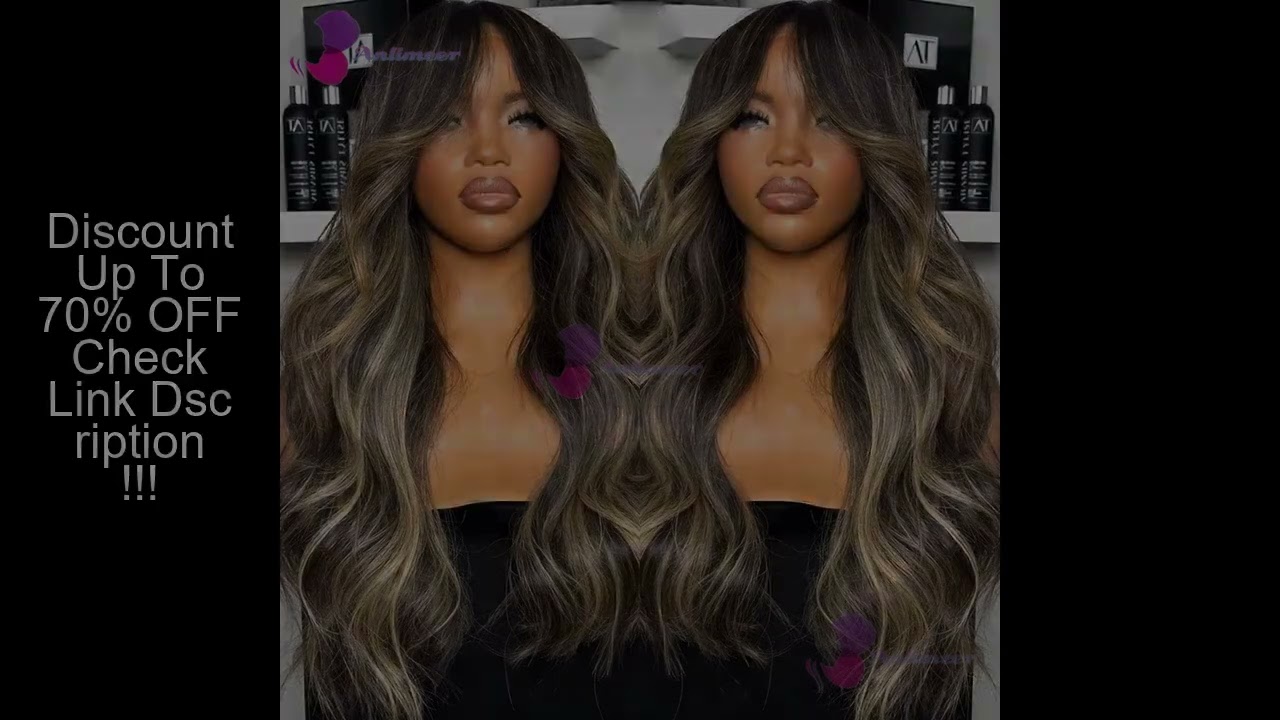 Black Root Colored Natural Wavy Brown Blonde Human Hair Glueless 13x4 Silk Base Lace Front Wigs Pre