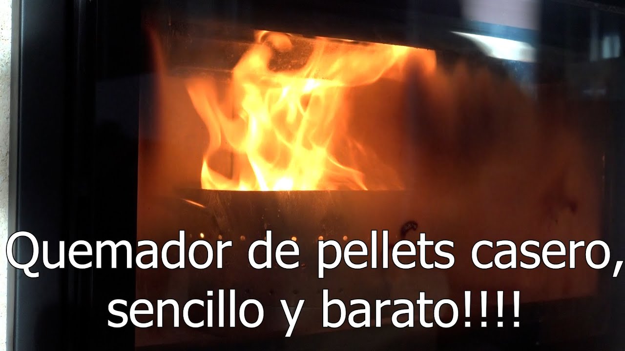 Quemador pellets casero y barato