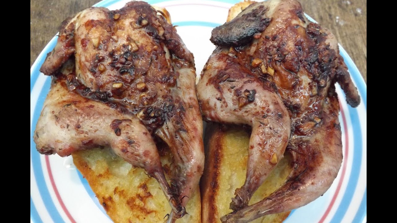 How To Cook Quail.Spiced Quail On Toast.