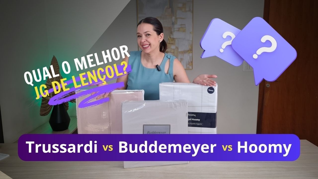 Qual o melhor jogo de lençol Queen? Comparei Trussardi, Buddemeyer e Hoomy no dia a dia!