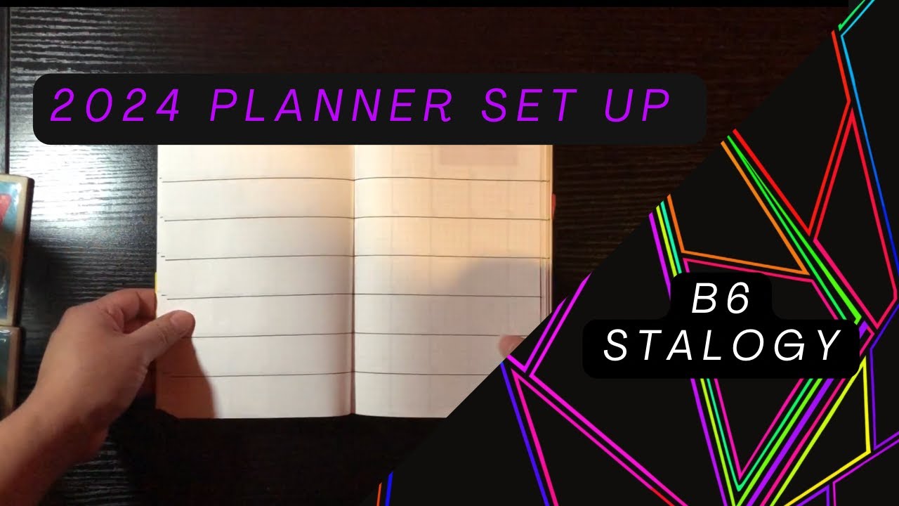 2024 Planner Set Up | B6 Stalogy Set Up