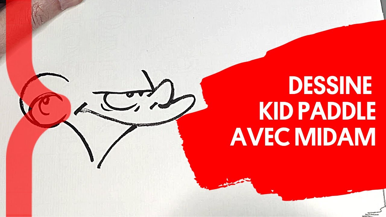 Dessine Kid Paddel avec Midam