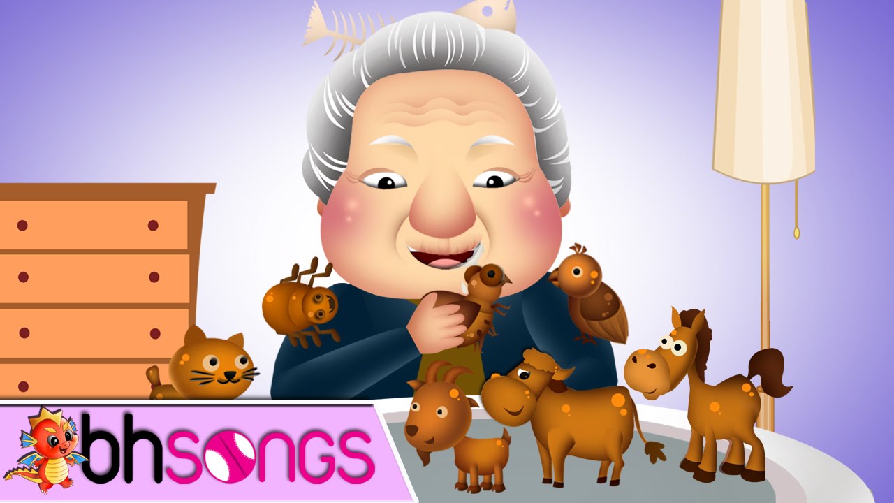 There Was An Old Lady Who Swallowed a Fly Song With Lyrics Nursery Rhymes TV