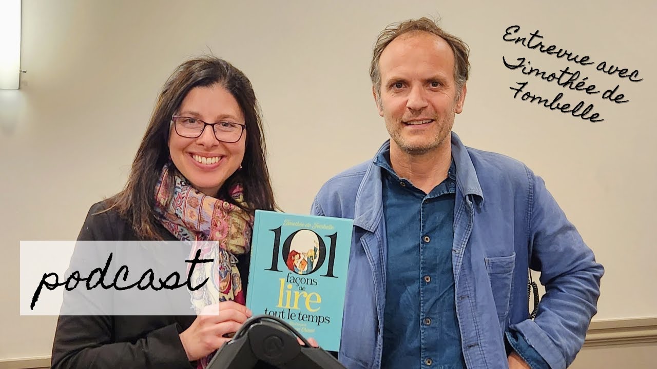 Épisode 25 : Entrevue avec Timothée de Fombelle dans le cadre du congrès De Mots et de Craie