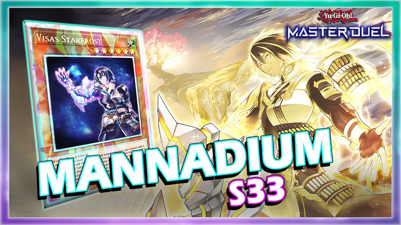 MANNADIUM SEASON 33 RANKED GAMEPLAY IN Yu-Gi-Oh! Master Duel