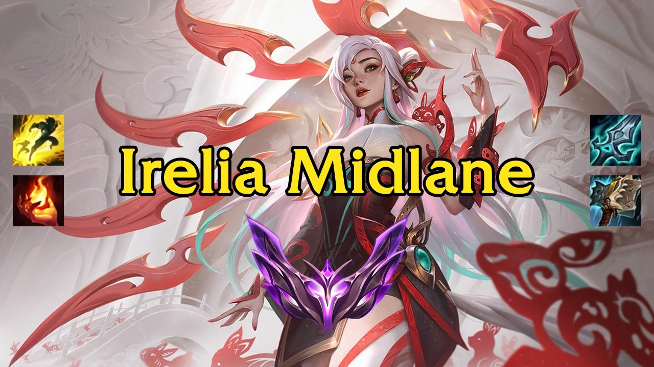 SoloQ Master Irelia midlane gameplay by Gordan Ryan