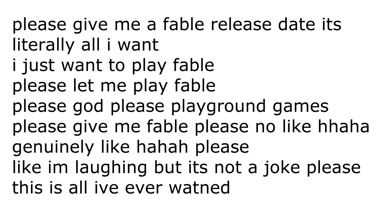 XBOX DEVELOPER DIRECT. THEY ARE FINALLY GIVING ME FABLE NEWS FINALLY