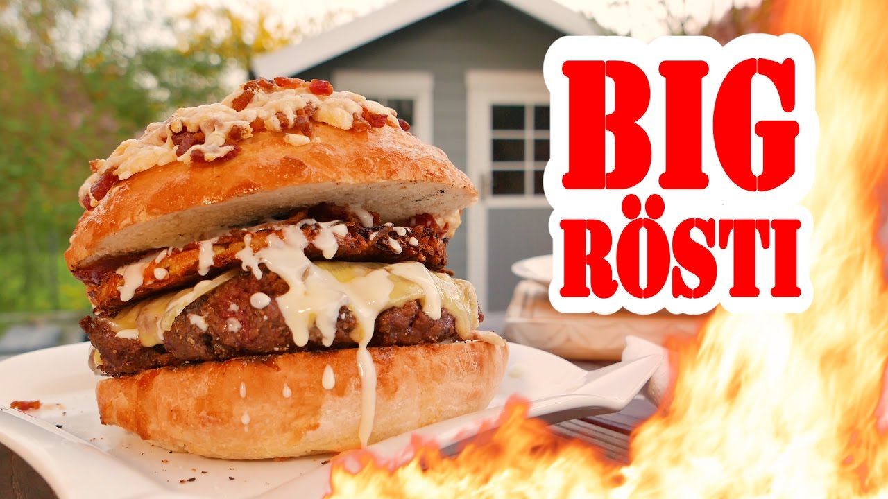 Big Rösti - Johnny vs. Fastfoodkette - BBQ Grill Rezept Video - Die Grillshow 239