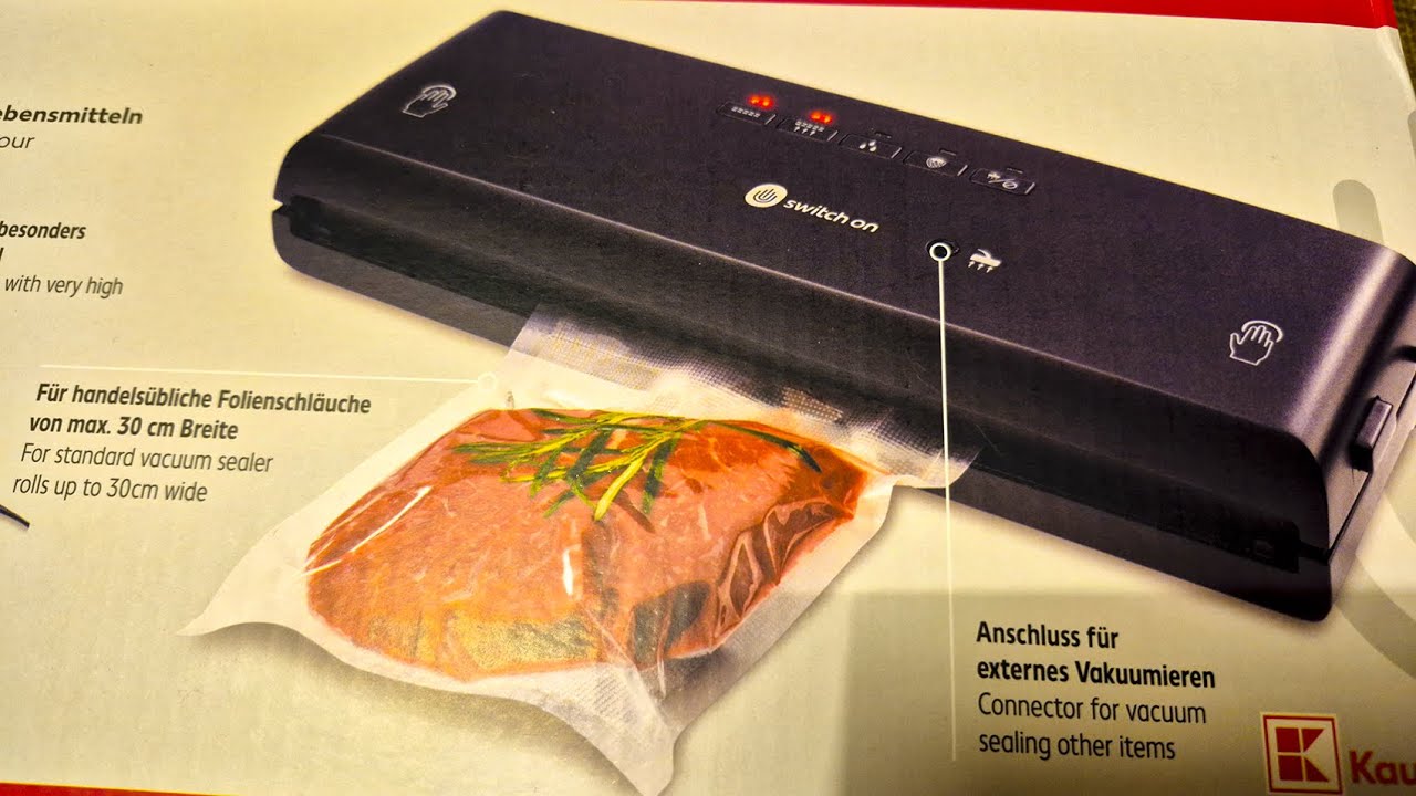 Switch On/ Vacuum sealer test (Switch On/  Vakuumierer Test)