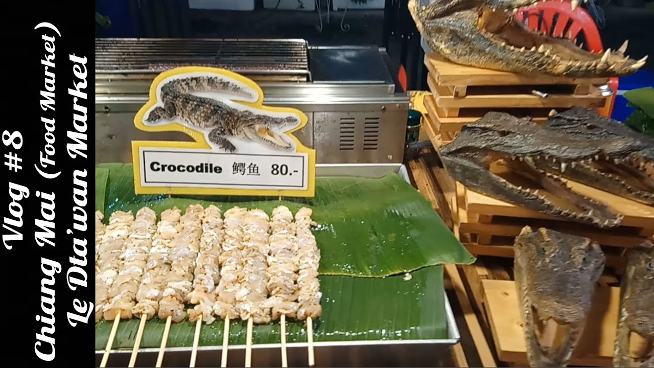 Travel Tuber Vlog # 8 || Chiang Mai Night Market || Le Dta'wan Market || Chiang mai Street food