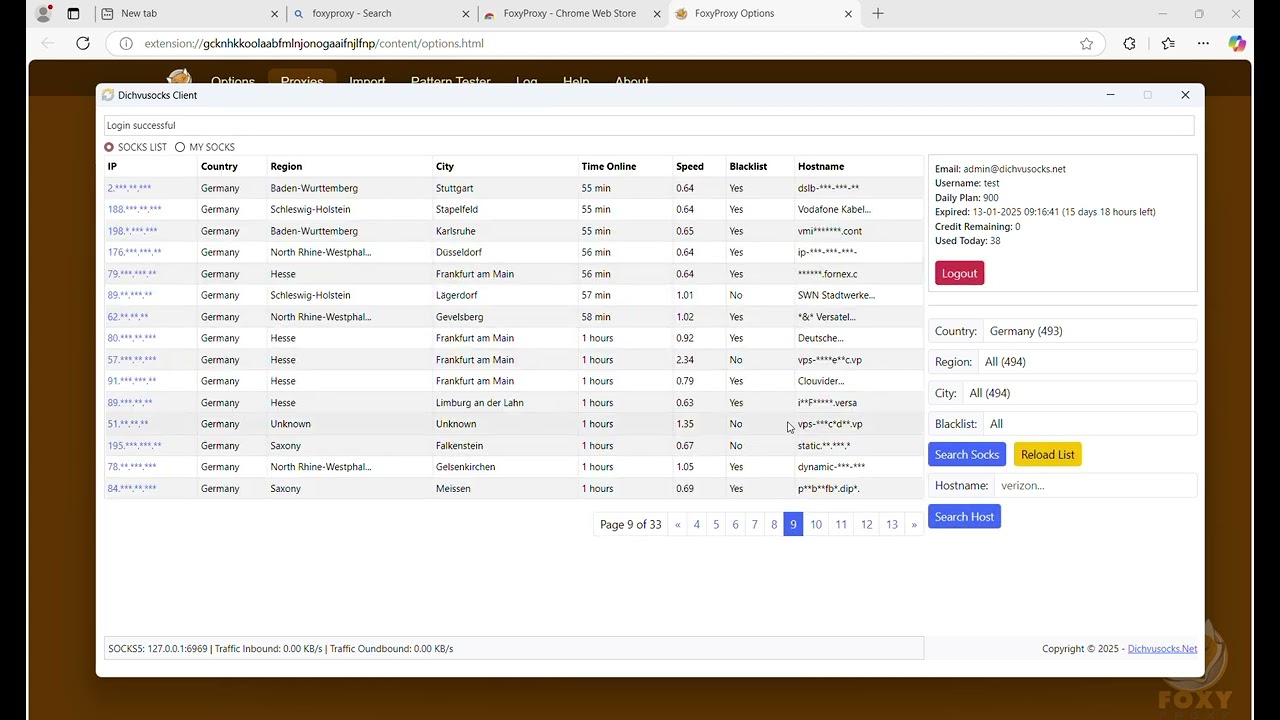 Guide to Using the Client Dichvusocks.net on Edge