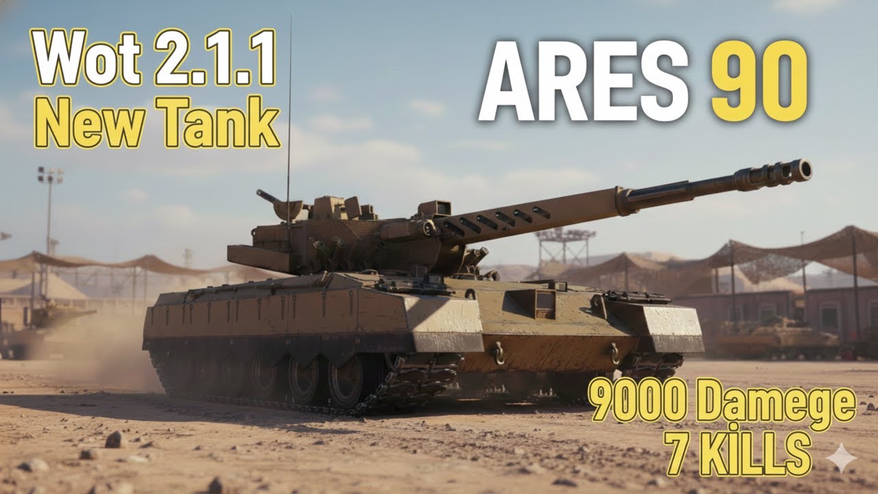 Ares 90 I Vaziyet alın bu tanklar bir çok şeyi değişirtirecek #wot #worldoftanks #gaming