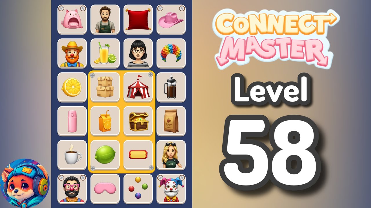 Connect Master &mdash; Level 58 Walkthrough & Solution 🧩✨ 